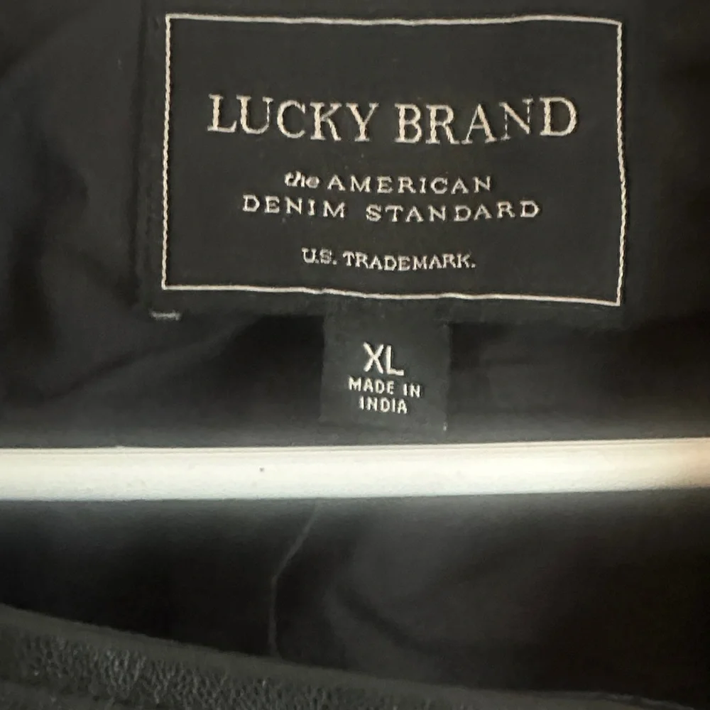 Lucky Brand Black Leather Jacket - Picture 2 of 3